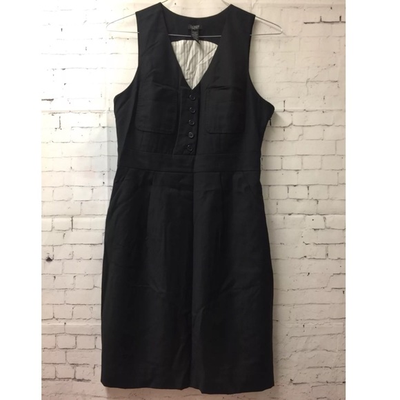 J. Crew Dresses & Skirts - J. Crew Super 120s Black Sleeveless Career Dress